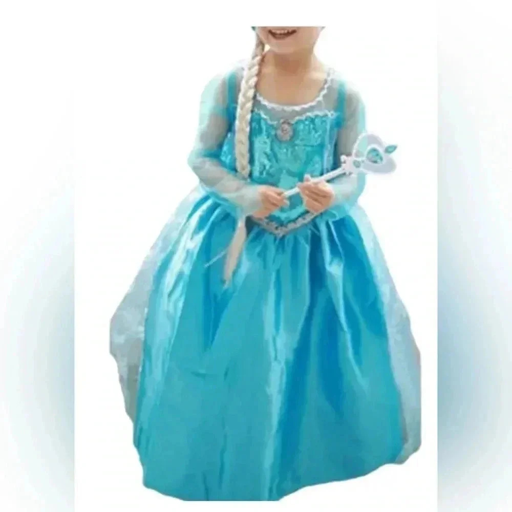 Disney Frozen Elsa Dress Costume 10-12 size large